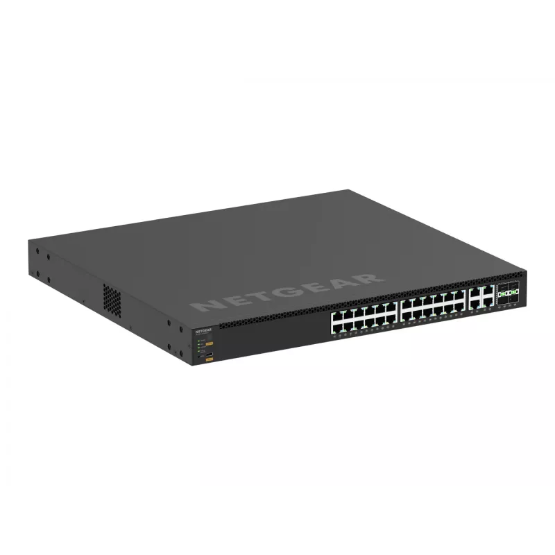 NETGEAR MSM4332 Valdomas L3 Power over Ethernet (PoE) 1U Juoda