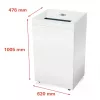HSM Pure 940 smulkintuvas, 165 l, 3,9x40 mm