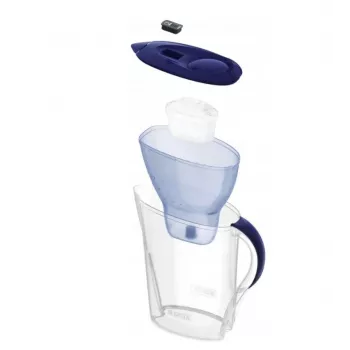 Vandens filtravimo ąsotis BRITA Marella 2,4 L su 3 Pure Performance kasetėmis, Maxtra Pro, mėlynas