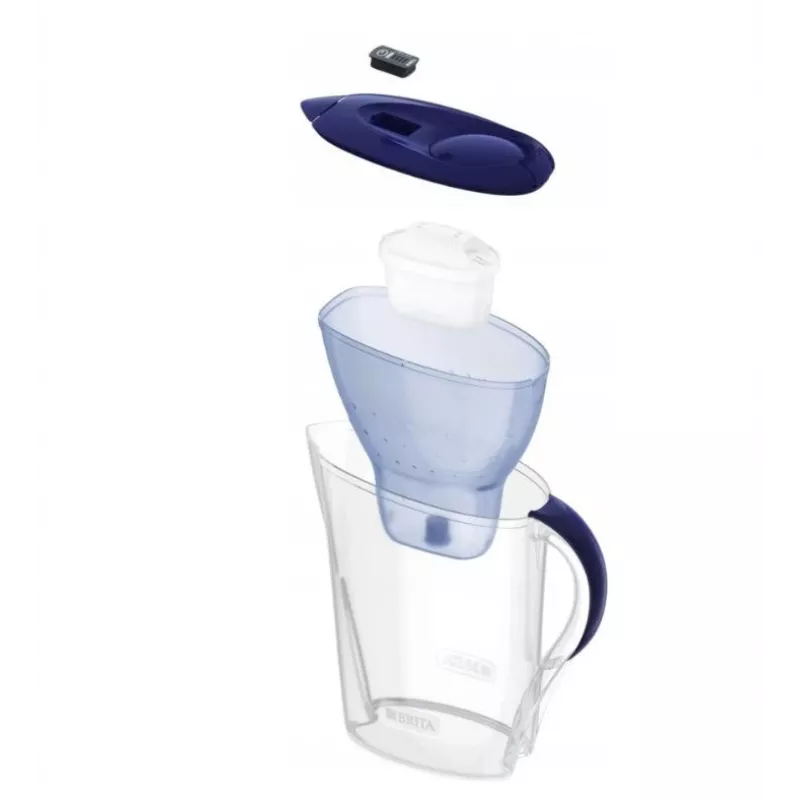 Vandens filtravimo ąsotis BRITA Marella 2,4 L su 3 Pure Performance kasetėmis, Maxtra Pro, mėlynas