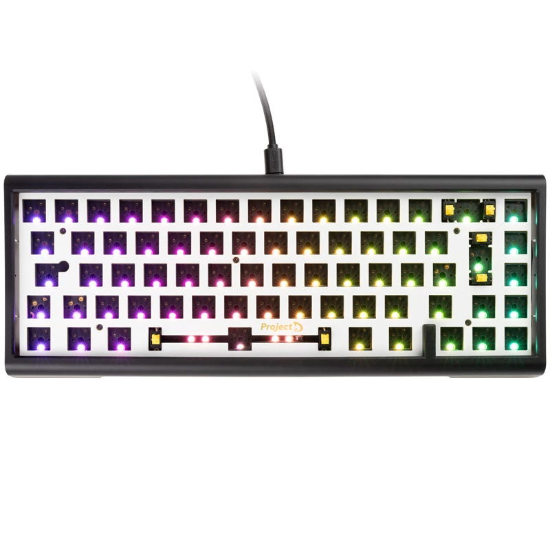 Ducky Tinker 65 Barebone klaviatūra Žaidimams USB Vokiška Juoda