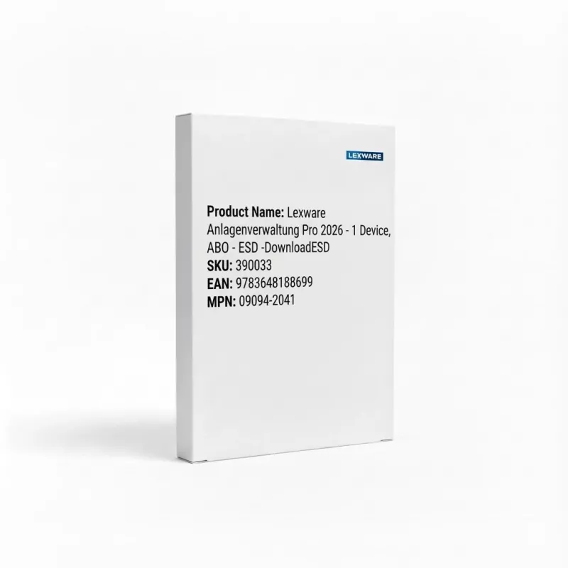 Lexware anlagenverwaltung pro 2026 1 licencija (-os)