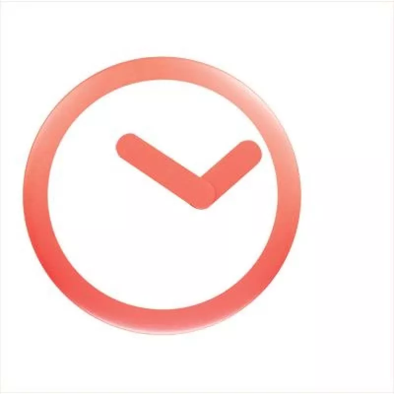 NeXtime klok 2615ro Focus, Ø25 cm, sieninis, balta / raudona