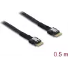 DELOCK PCIe 4.0 plonas SAS SFF-8654 4i laidas 0,5 m