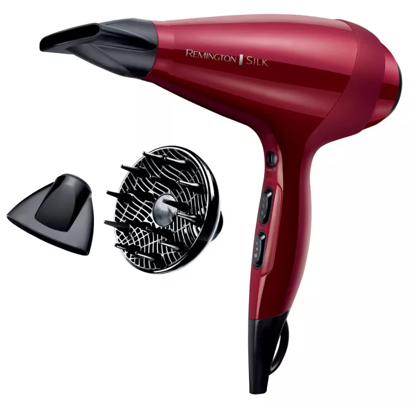 Remington T|Studio Silk plaukų džiovintuvas 2400 W raudonas