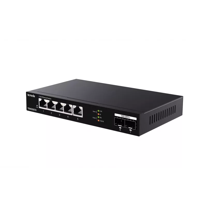 Tenda TEM2007X tinklo komutatorius 2.5G Ethernet 5 prievadai