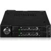 Važiuoklės adapterio rėmelis icy dock MB092VK-B 2 x 6,3 cm U.2 / U.3 NVMe SSD į 3,5 colio lizdą (juodas)