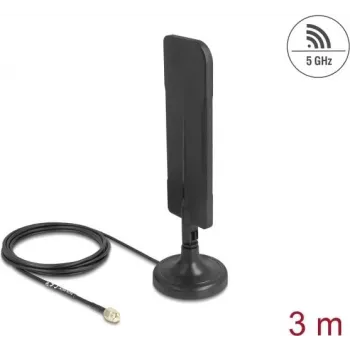 Antena DELOCK 10038 5,8 GHz RP-SMA 3 dBi universali kryptinė