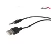 2 krypčių PC garsiakalbis Audiocore AC870 B — 3 W RMS, laidinis USB maitinimas, 3,5 mm įvestis, 2.0 kanalai