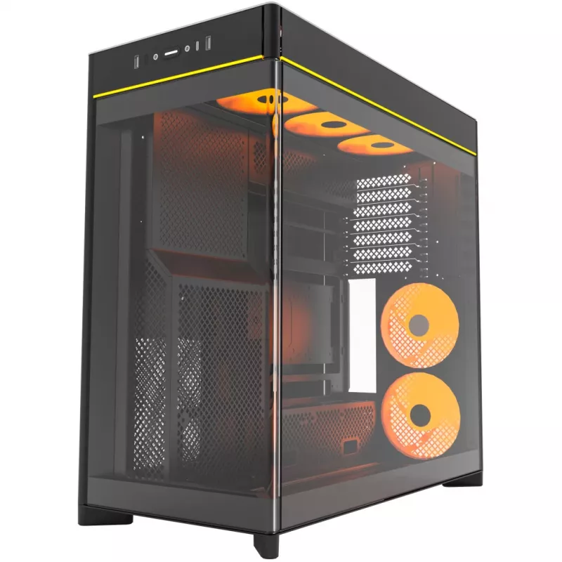 Montech HS02 PRO Midi Tower Juoda