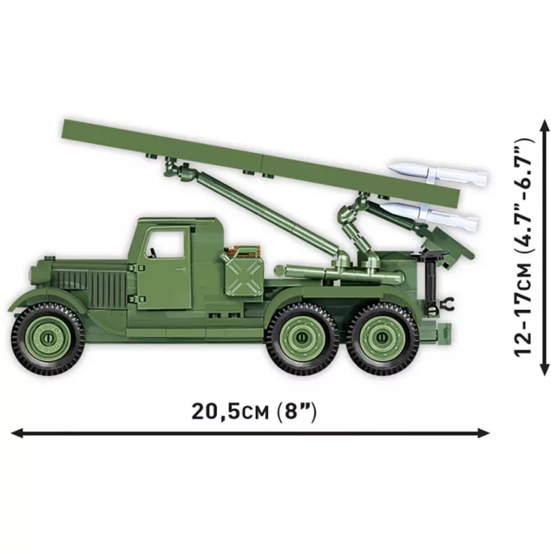 Statybiniai blokeliai COBI BM-13 Katyusha ZIS-6 440 vnt.