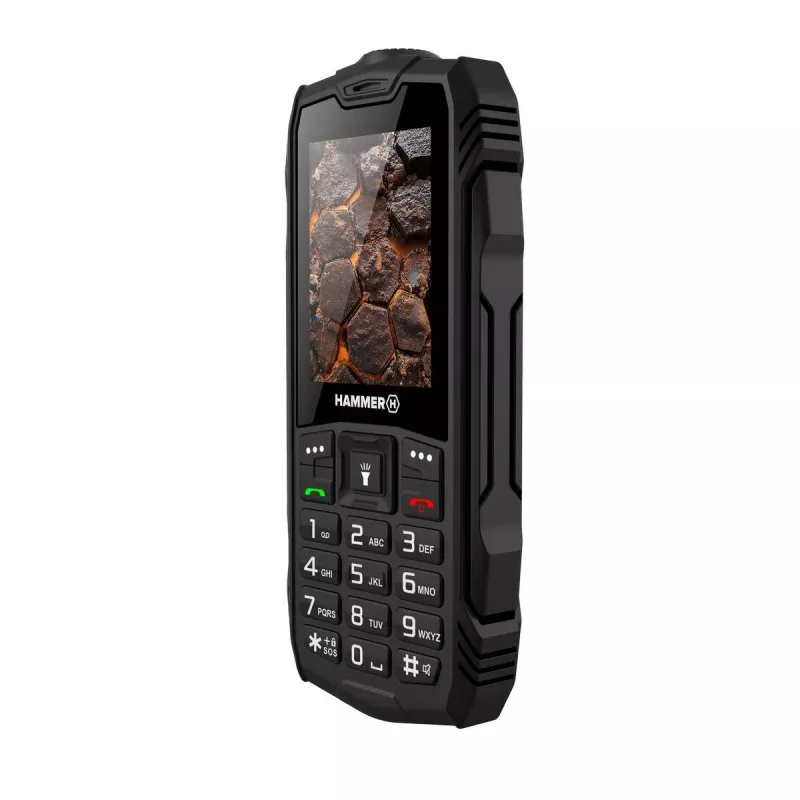 Hammer ROCK LTE | Juoda | 2.4 colio | IPS | 48 MB | 128 MB | Dual SIM | 3G | Pagrindinė kamera 2 MP | 3000 mAh