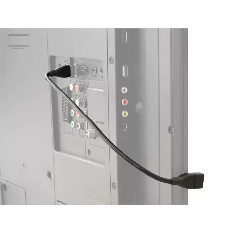 USB laidas DeLOCK 35cm USB 2.0 83498 juoda