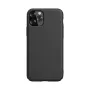 Devia Nature serijos silikoninis dėklas iPhone 12 Pro Max – juodas, minkštos lytėjimo dangos apsauginis dėklas