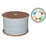 Tinklo kabelis Q-LANTEC KIF6PVC305Q Cat.6A F/UTP 305m Pilkas, 23 AWG vytos gijos, PVC apvalkalas, 250 MHz
