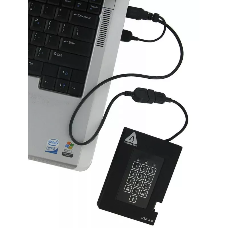 SSD diskas Apricorn 512 GB 2,5 col. USB 3.2 Gen 1 A25-3PL256-S512F