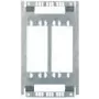 Paskirstymo gaubtas Corning VKA2/DIN 52-300-00000 2 bėgelių juostoms, matmenys 200×330×100 mm