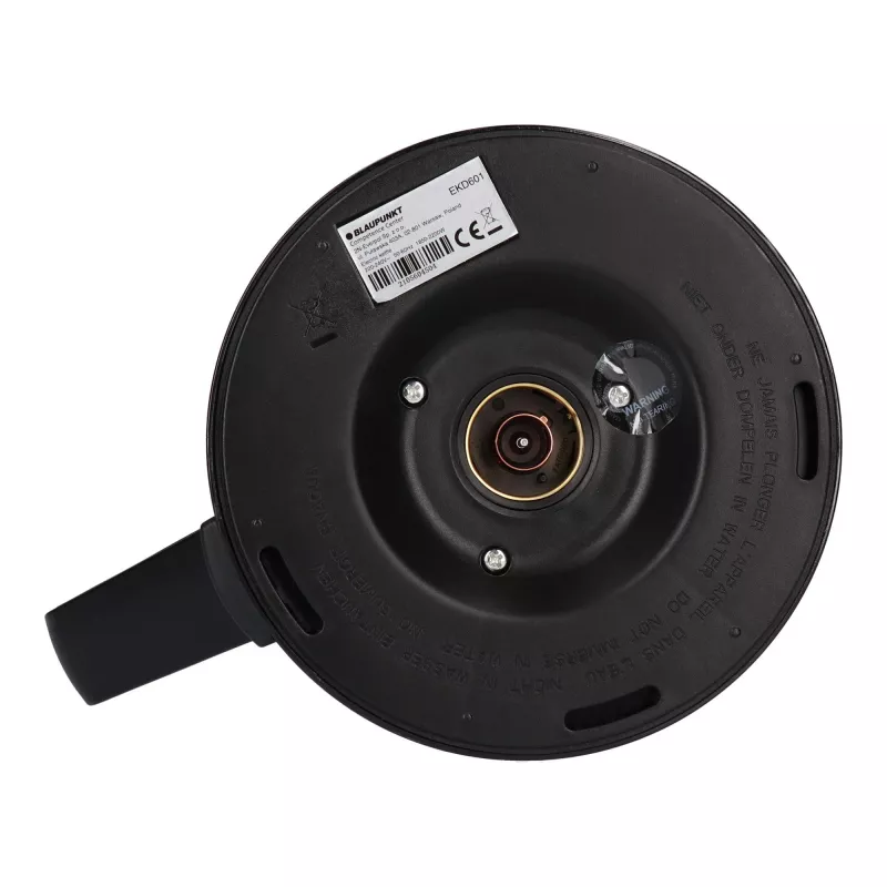 Elektrinis virdulys BLAUPUNKT EKD601, 1,7 l, 2200 W, reguliuojamas 40–100 °C, juodas, nerūdijantis plienas