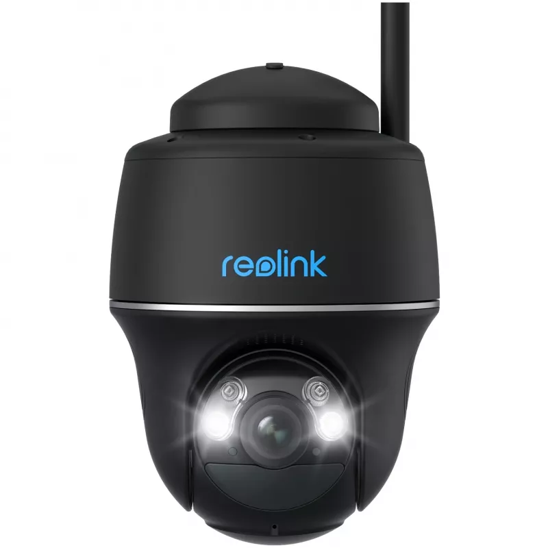 Reolink IP kamera ARGUS PT 5MP TYP-C juoda, maitinama baterijomis