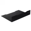 Wall shelf for decoder MACLEAN MC-122, steel, Juoda, max load 5 kg, hole spacing 219 mm