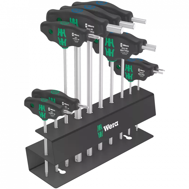 Wera Bicycle Set 6 T formos raktų rinkinys, 10 vnt., dėžutėje (05004174001)