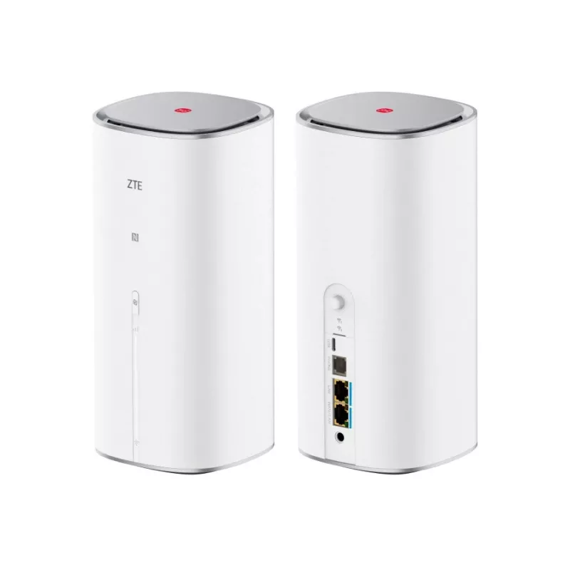 Maršrutizatorius ZTE G5 Max Dual Band Wi‑Fi 802.11ac — 5G, Dual SIM, 1x 2.5GbE, USB‑C, 48V, baltas