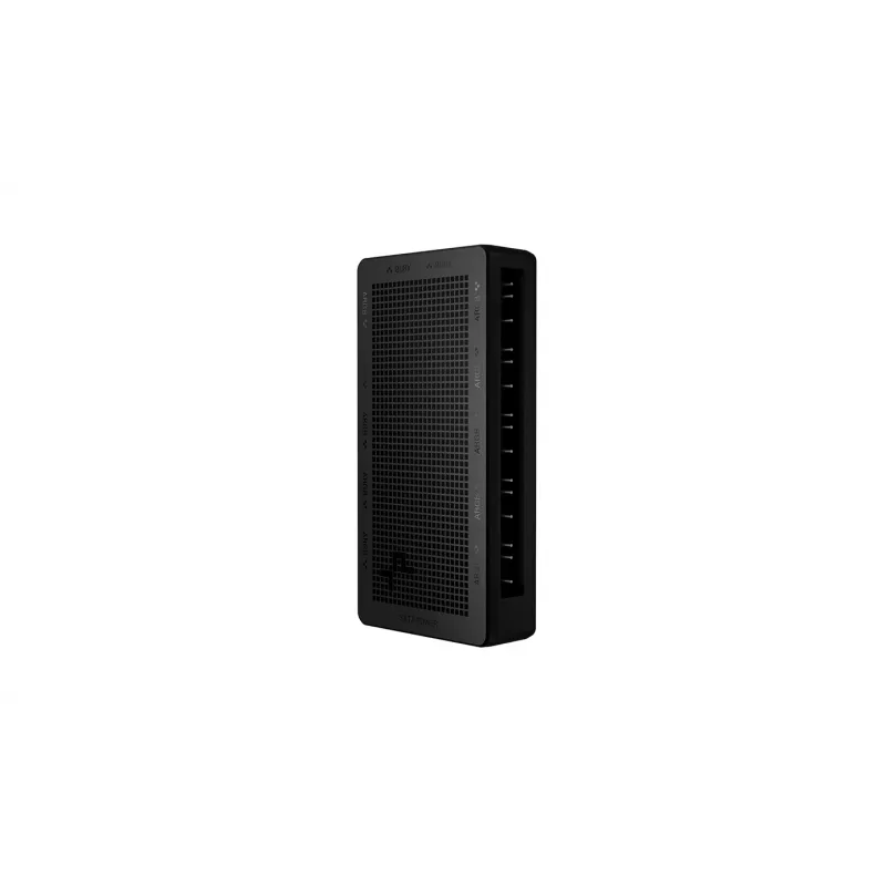 DeepCool RGB Hub SC700 12 prievadų adresuojamas RGB šakotuvas, 12 ARGB 3 kontaktų prievadai, magnetinis laikiklis, juodas, 45×84×15 mm