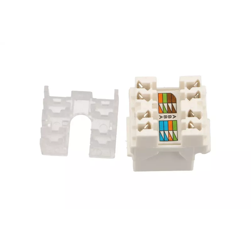 Extralink EX.9540 laido jungtis RJ45 balta plastikinė