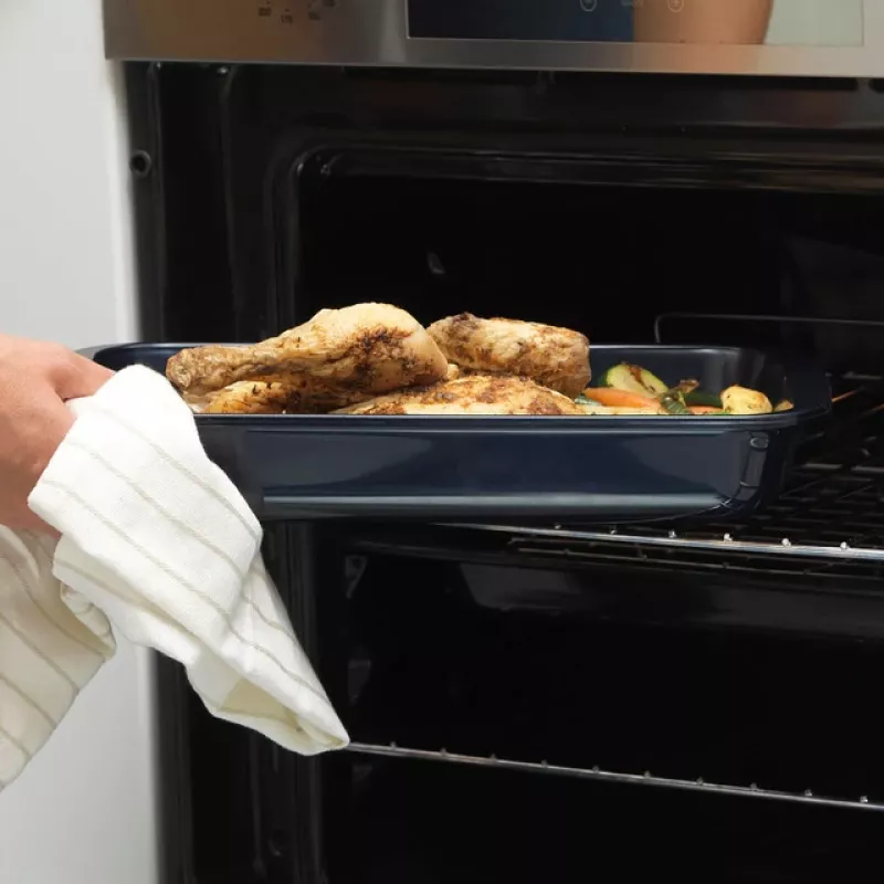 Stiklo kepimo indas Russell Hobbs RH01144EU7 34 cm, tamsiai mėlynas