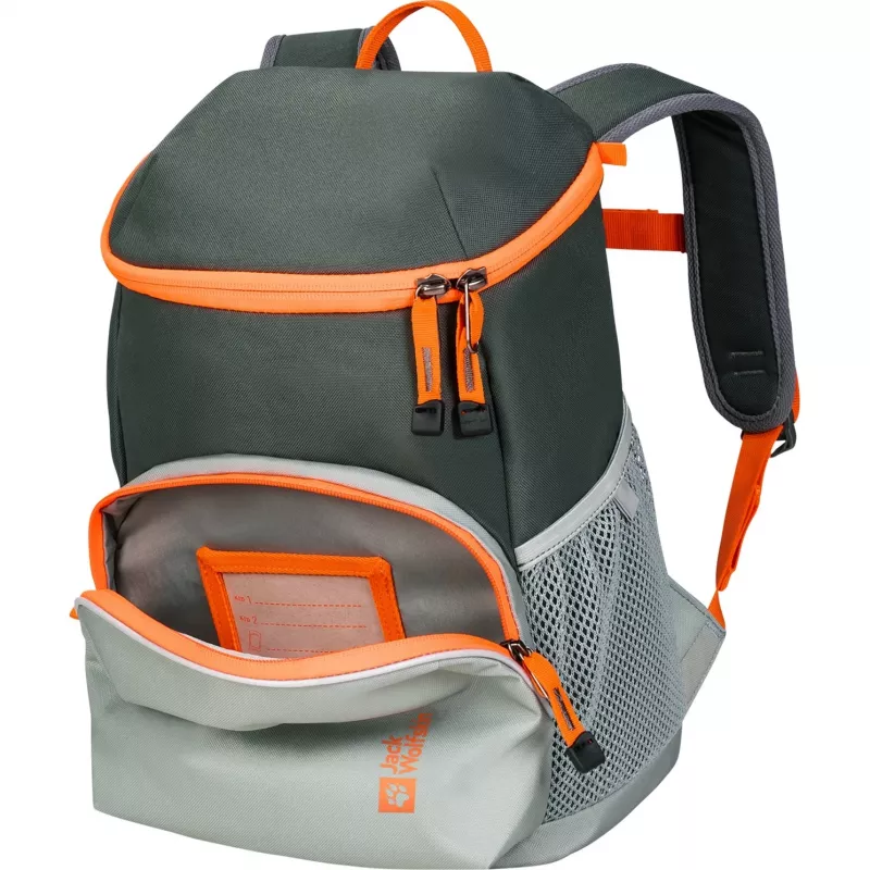 Jack Wolfskin Erlebnis Pack kuprinė - žalia / oranžinė, 11 L
