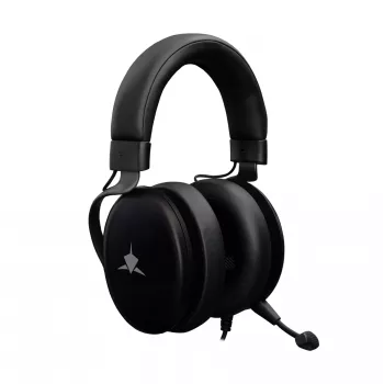 Žaidimų ausinės White Shark GH-2540 Elephant Juoda su RGB apšvietimu ir nuimamu mikrofonu