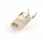RJ45 jungtys GEMBIRD CAT7 8P8C auksuotos 15µ FTP/SFTP pakuotėje 50 vnt.