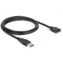 USB kabelis DeLOCK 1m USB 3.0 USB 3.2 Gen 1 Micro-USB B Juodas