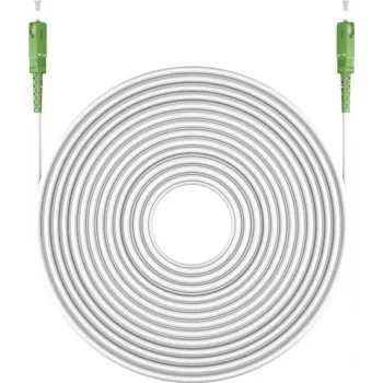Goobay 59595 šviesolaidinis kabelis 2 m SC/APC FTTH OS2 Baltas (59595)