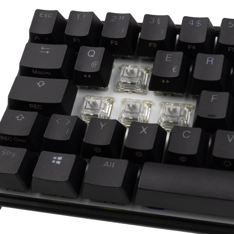 Ducky Mecha Pro SF klaviatūra, žaidimų, USB, vokiška, juoda