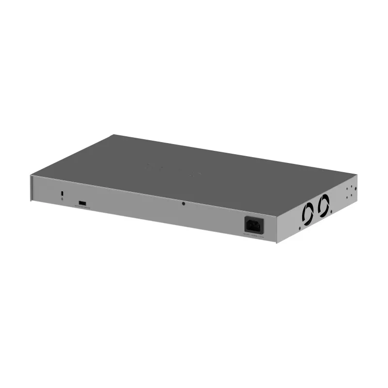 Valdomas Gigabit Ethernet komutatorius Netgear GS752TX, 48x RJ-45 10/100/1000, 10G palaikymas, 1U stovas, pilkas