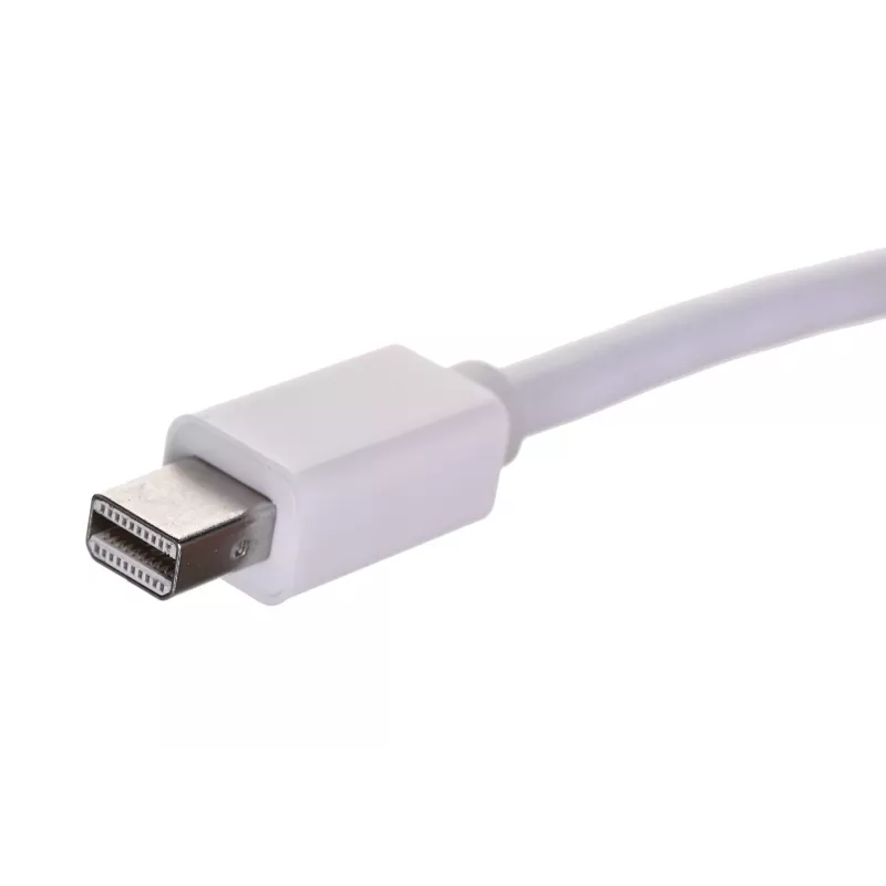 Vaizdo kabelio adapteris SAVIO Mini DisplayPort (kištukas) į HDMI Type A (lizdas) 0,2 m, baltas