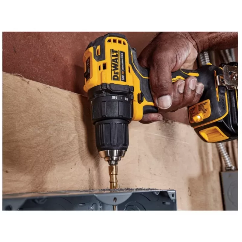 DeWALT DCD708 beraktis 18V belaidis gręžtuvas-suktuvas, tik korpusas