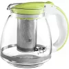 Infuser Glass Lamart LT7028 Green Transparent 13 cm Diameter 155 mm Height
