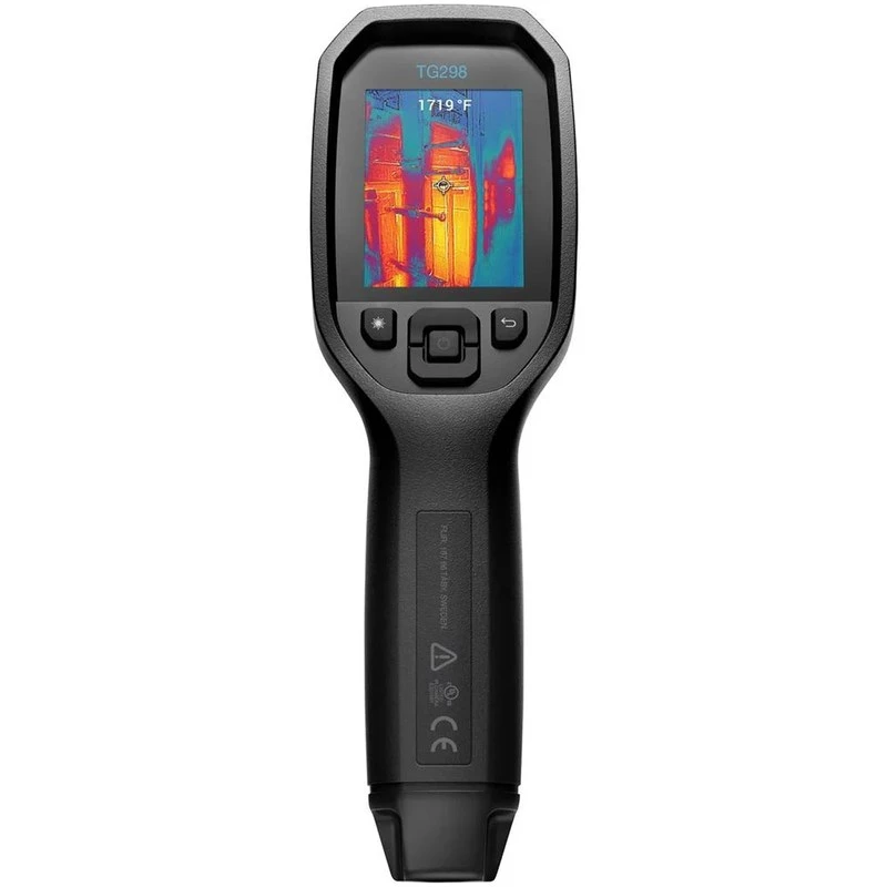 Termovizorinė kamera FLIR TG298 rankinė -25 iki +1080 °C, 320×240 LCD, 2,4 col. ekranas, IP54, USB-C, 8 GB