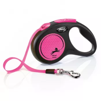 Flexi New Neon S 5 m automatinis šunų pavadėlis