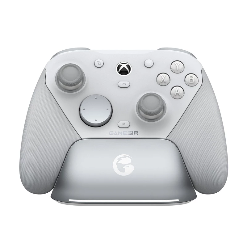 GameSir žaidimų valdiklis G7 PRO Mech White — laidinis/belaidis palaikymas, ergonomiškas išdėstymas