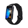 Silikoninis dirželis FIXED, skirtas Huawei Band 8/9/10 – juodas, keičiamas odai draugiškas dirželis