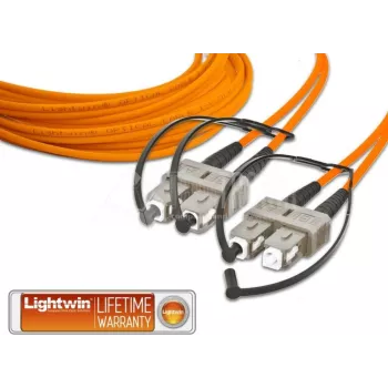 Lightwin - Plėsties kabelis - SC daugiamodis (V) į SC daugiamodis (V) - 10 m - šviesolaidis - 50/125 mikrometrai - OM2 (LDP-50 SC-SC 10.0)