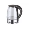 Adler AD 1225 elektrinis virdulys 1,7 L Juoda, Nerūdijantis plienas, Skaidrus 2200 W