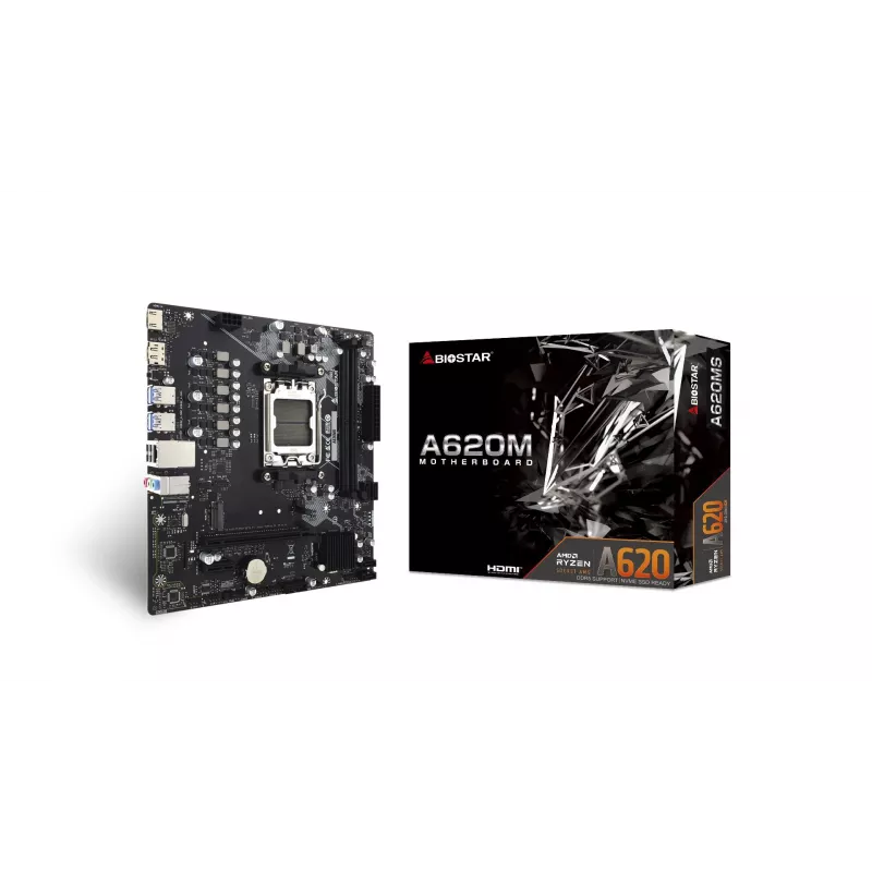 Biostar A620MS AM5 Micro-ATX motininė plokštė