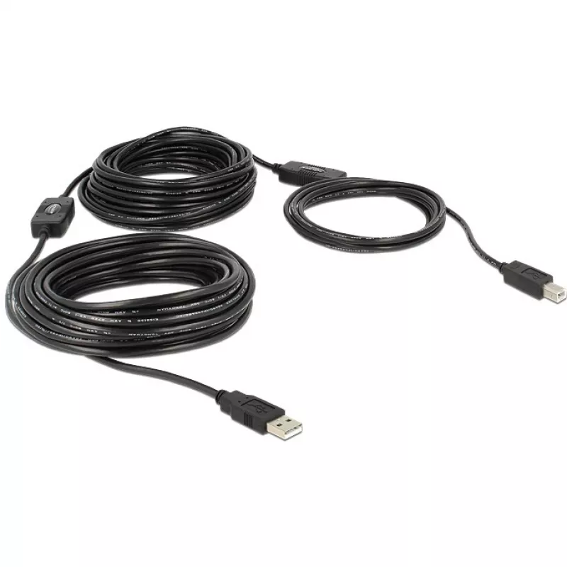 USB laidas DeLOCK 20 m USB2.0-A – USB2.0-B 83557