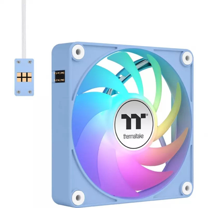 Thermaltake CT140 EX ARGB 140mm korpuso ventiliatoriai, 3 vnt. pakuotė - Hydrangea Mėlyna