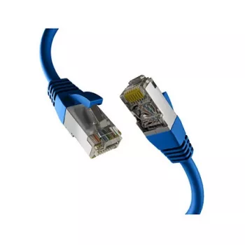 EFB-Elektronik CAT8.1 mėlynas 15 m RJ45 komutacinis kabelis S/FTP PIMF LSZH 2000 MHz 40 GB tinklo kabelis Gamintojas: EFB Elektronik (EC020200242)