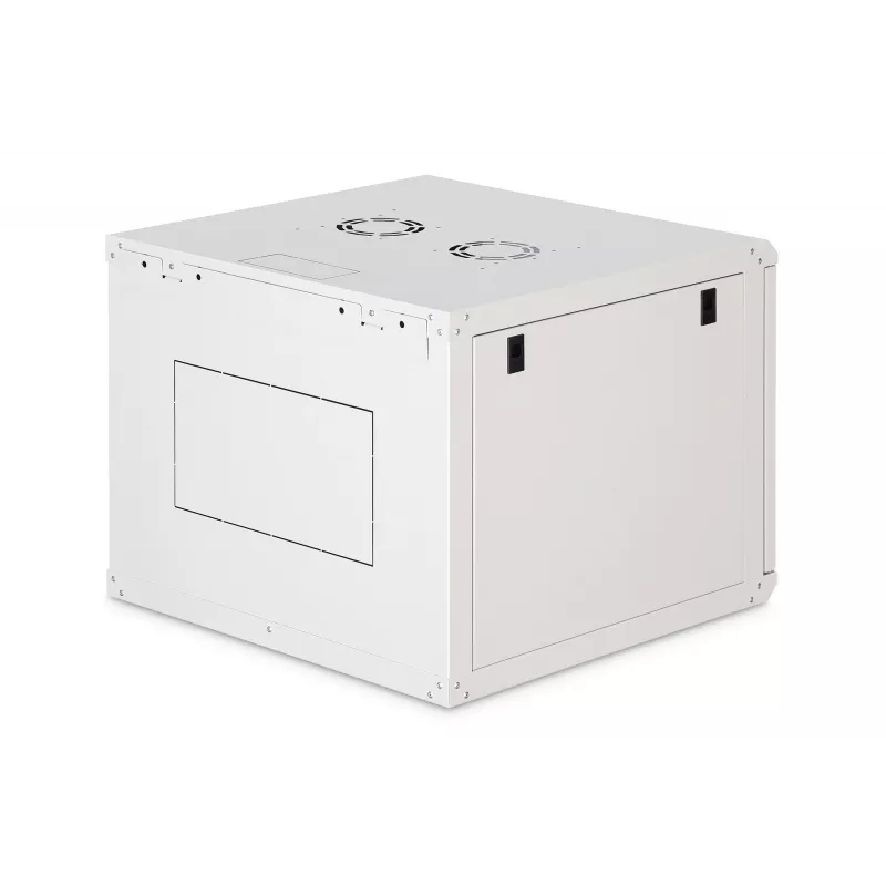 Ant sienos montuojama 19 colių stovo spinta DIGITUS Dynamic-N DN-37106 — 9U, 600x600 mm, IP20, raktinis užraktas